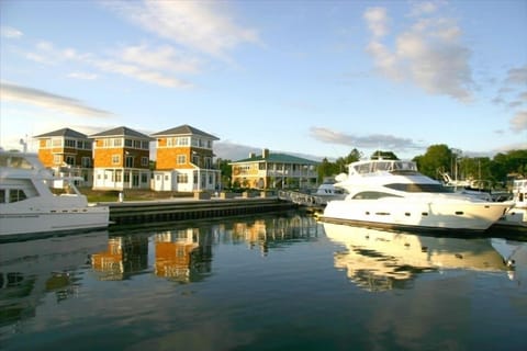 Marina Cottages from the harbor