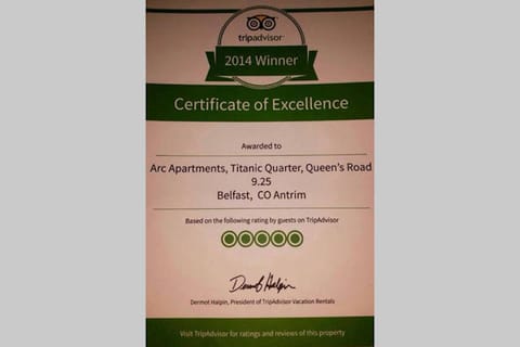 Award from TripAdvisor. See 100+ 5 star reviews on Airbnb also.