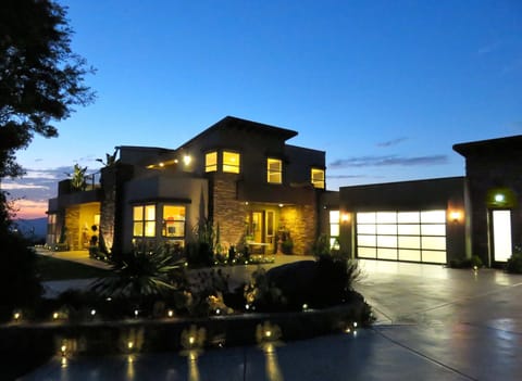 DragonPoint Villa at dusk.