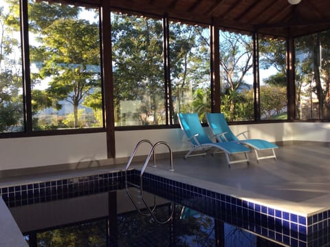 Indoor pool, a heated pool