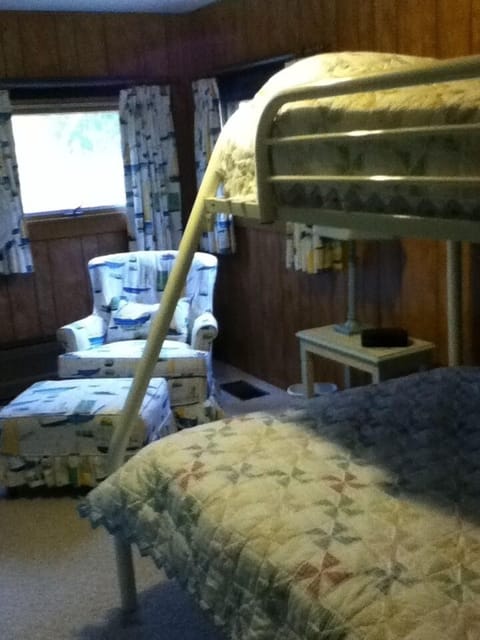 Bunk room - full on the bottom, twin on top - the kids love it!