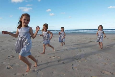 On the beach