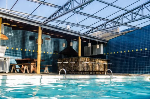 Indoor pool, a heated pool