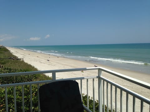 View from our 3rd floor Balcony on the beach