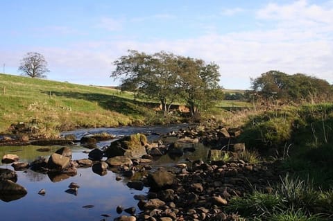 The Otterburn Trail - country walk passes the door