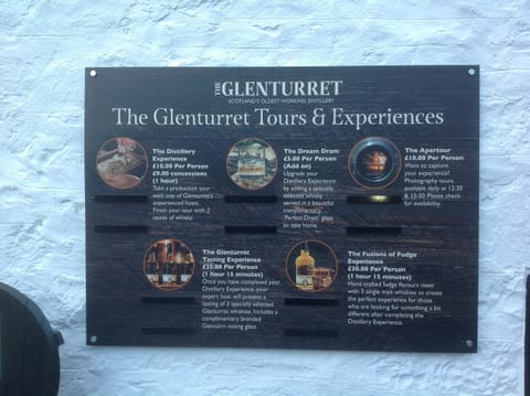 The Glenturret Distillery in Crieff, Scotland's oldest working distillery!