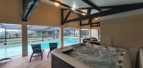 Indoor pool, outdoor pool