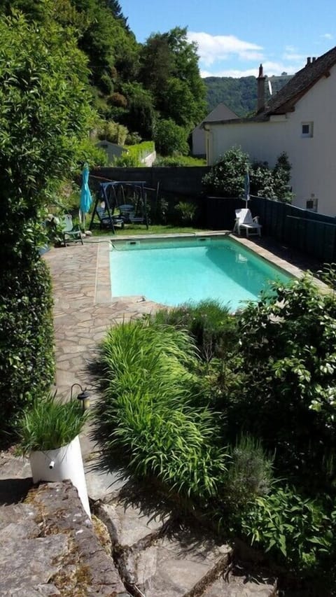 Private swimming pool.