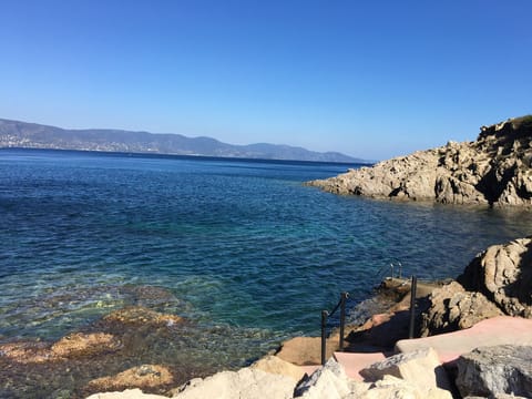 Sun loungers, beach towels