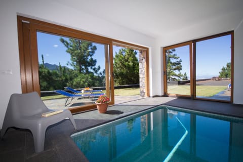 Indoor pool, a heated pool