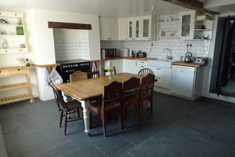 The kitchen seats 8 people and is stocked with everything you will need.