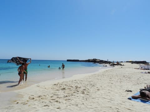 Beach nearby, beach towels