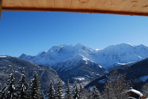 View of the Mont Blanc from living room