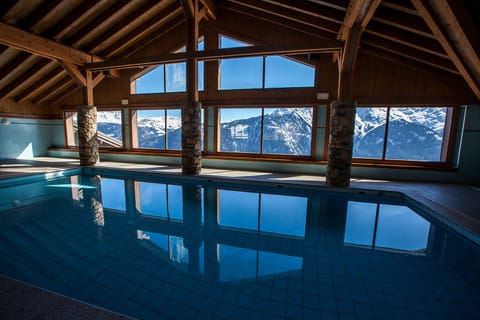 Indoor pool, a heated pool