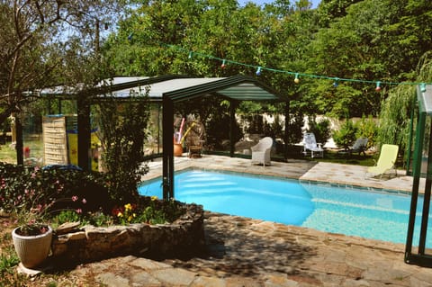 Indoor pool, a heated pool