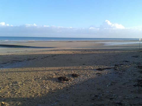 On the beach