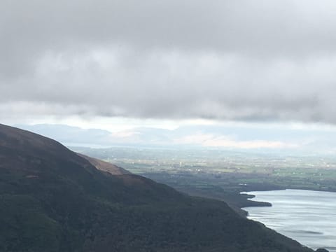 Loch Lein and the Atlantic Ocean away to the left