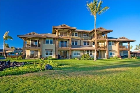 Exterior of Building 12 from the Beach Golf Course (12D on upper left corner)