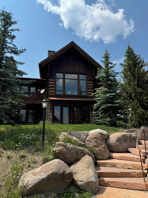 Rustic Timbers picture from ski trail -July