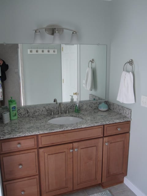 Master Bath, separate shower and whirlpool tub