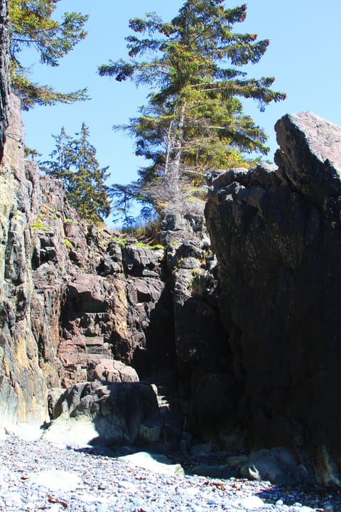 A cove at West beach.