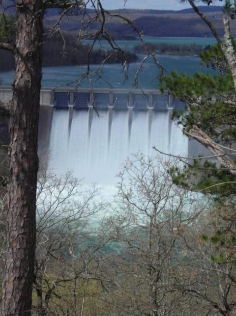 Beaver Dam with the flood gates open