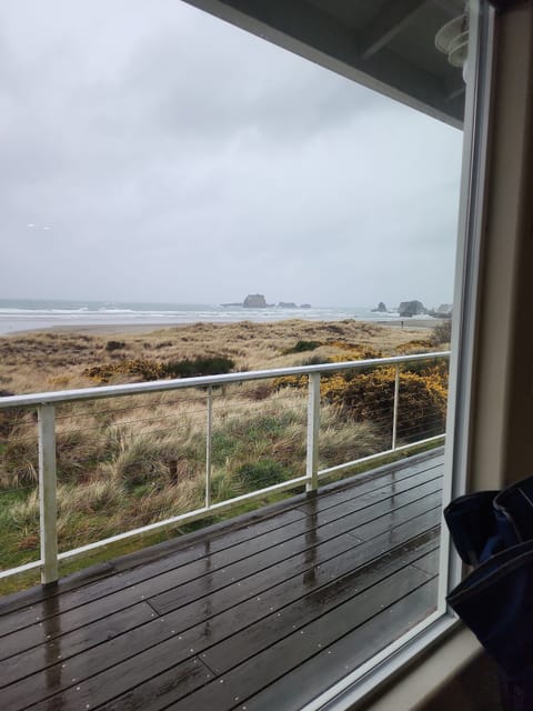 Master bedroom deck view...