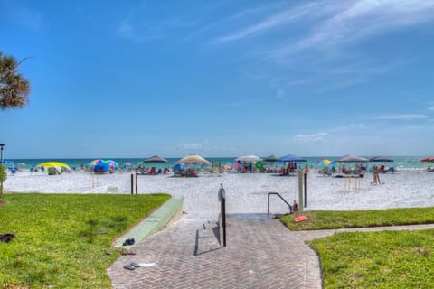 Sun loungers, beach towels