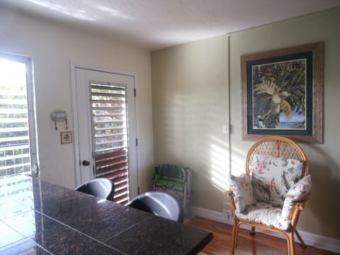 Garden side entrance