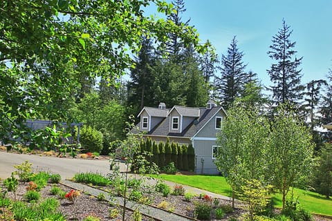 Spring time shot of the cottage