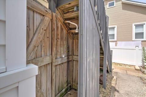 1 of 2 outdoor showers you will have access to!