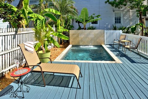Private Patio with Plunge Swimming Pool