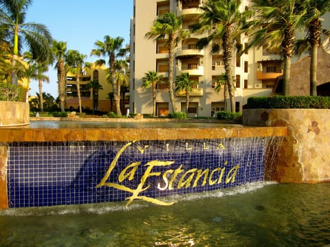 The Villa La Estancia fountain will welcome you as you arrive.