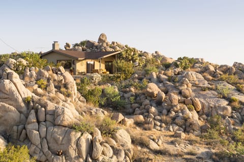 The Sweet Rock Ranch Main House - surrounded by six acres of boulders.