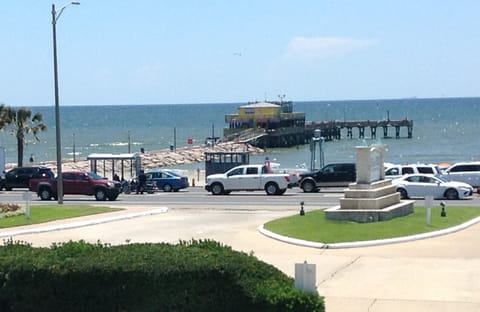 Seaside condo balcony view.
Just cross the street to get to beach & 61st pier!