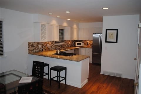 fabulous kichen with gas down draft