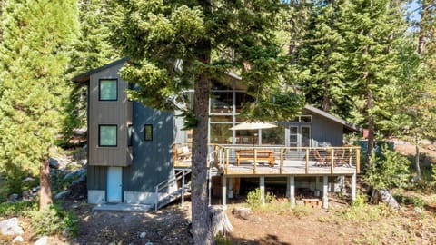 View of the back of the house.