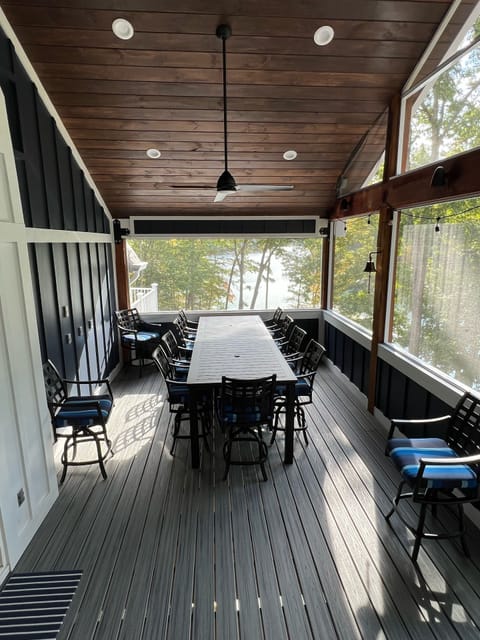 Dining Area of New Screened in Porch