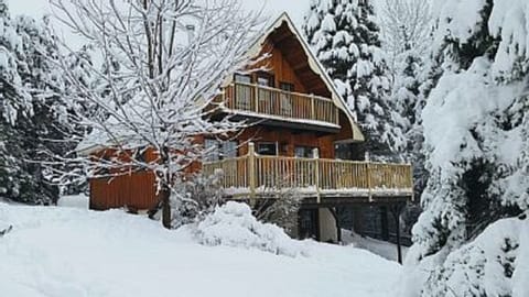 Notch Chalet in the winter