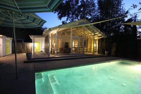 View of rear porch - private pool