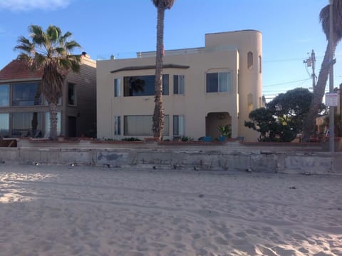 View of house from the beach, nothing like being on the beach front.
