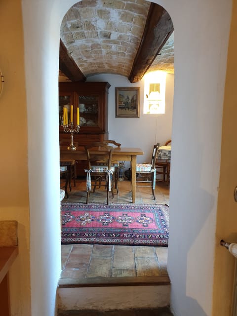 Leading from the Kitchen to Dining Room