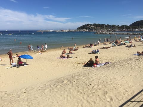 On the beach