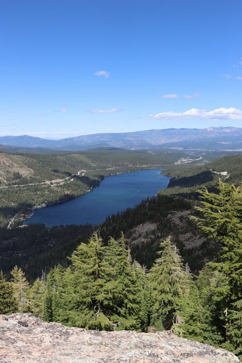 View of Donner Lake from Summit Canyon