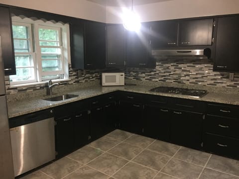 Kitchen with granite counter top