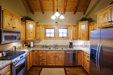 fully stocked kitchen.  everything you need