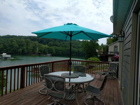 Lake view from deck