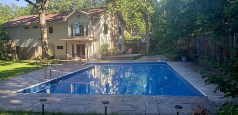 Large pool and grand patio.