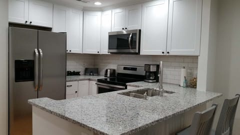 Totally remodeled fully equipped kitchen with all new appliances