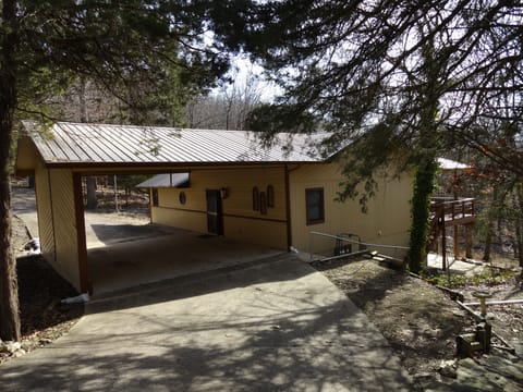 Carport on Front of House is Perfect for Unloading!